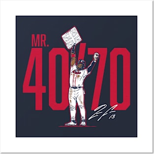 Ronald Acuna Jr. Mr. 40/70 Posters and Art